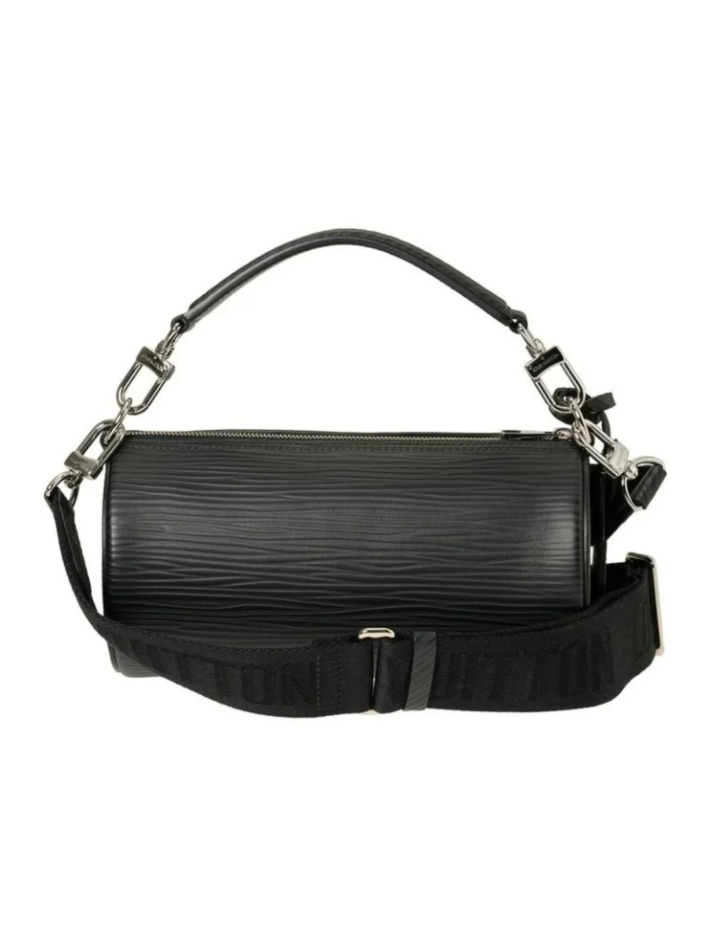 Louis Vuitton Shoulder Bag Soft Porochon PM Black